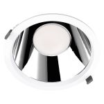 Ledvance LED Downlight Comfort UGR19 Aluminium 42W/36W/30W 5000lm/4200lm/3600lm 100D - 930-940 CCT | Ausschnitt 250mm - IP44 - Höchste Farbwiedergabe