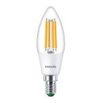 Philips MASTER LED Kerze Ultra Efficient E14 Kerze Klar 2.3W 485lm - 827 Extra Warmweiß | Ersatz für 40W