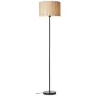 Brilliant Standleuchte Wimea Metall Schwarz Beige | 380mm - Geeignet für 1x E27