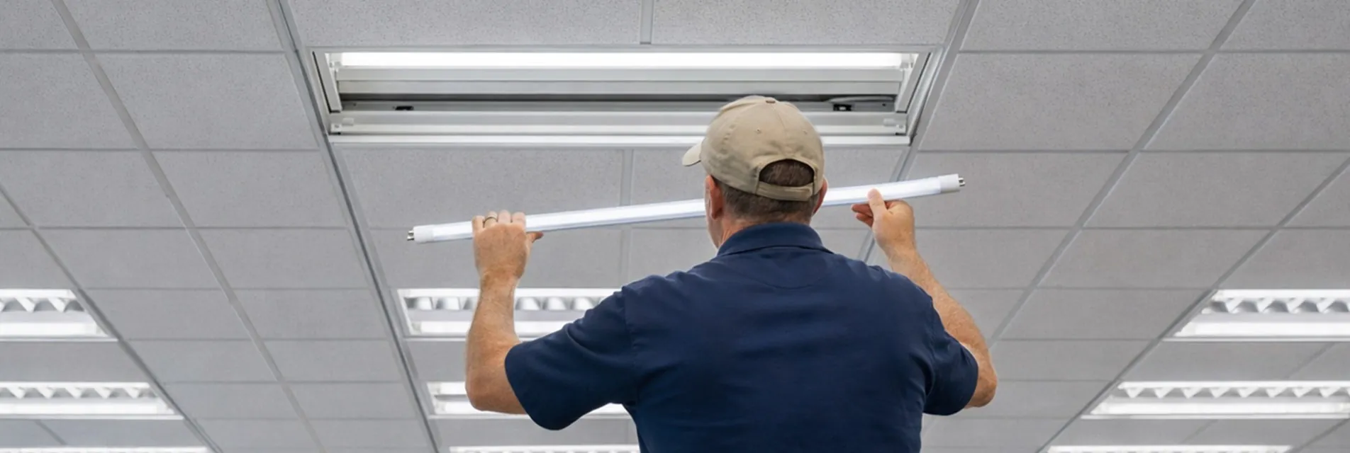 Noxion Röhren wird eingebaut